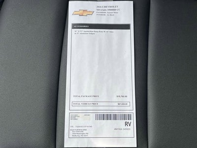 2026 Chevrolet Silverado 3500 HD Chassis Cab Work Truck