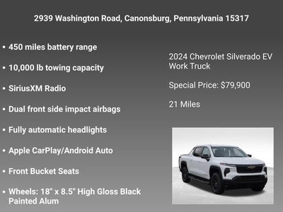 2024 Chevrolet Silverado EV Work Truck