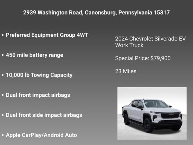 2024 Chevrolet Silverado EV Work Truck
