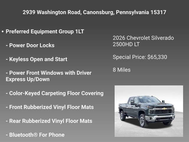 2026 Chevrolet Silverado 2500 HD LT