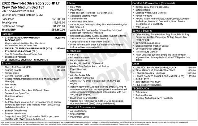 2022 Chevrolet Silverado 2500 HD LT