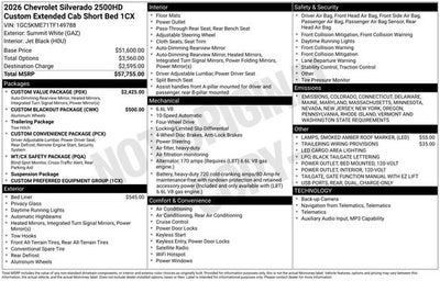 2026 Chevrolet Silverado 2500 HD Custom