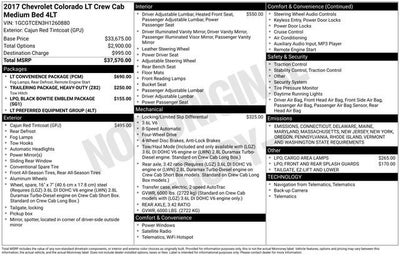 2017 Chevrolet Colorado 4WD LT