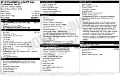 2019 Chevrolet Colorado 4WD Z71