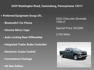 2026 Chevrolet Silverado 1500 LT (2FL)