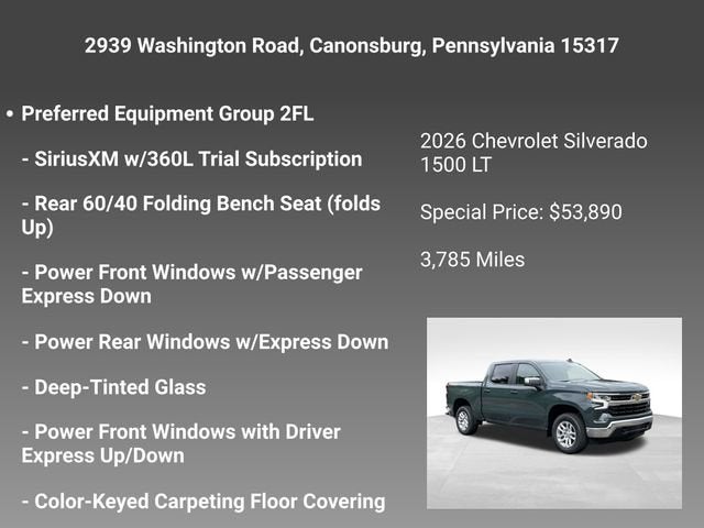 2026 Chevrolet Silverado 1500 LT (2FL)