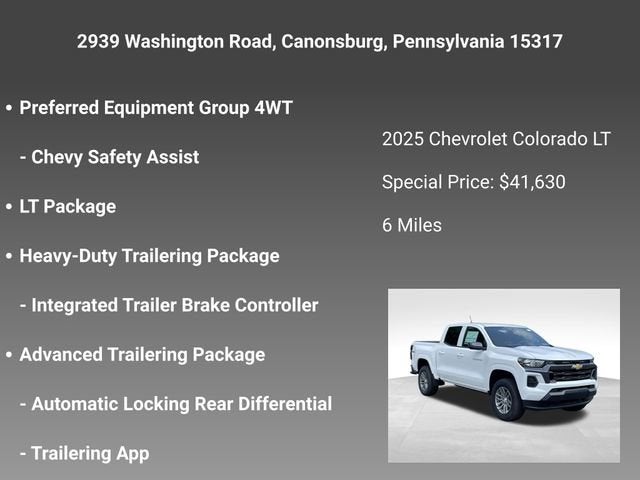 2025 Chevrolet Colorado WT/LT