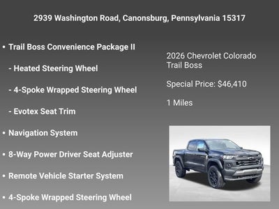 2026 Chevrolet Colorado Trail Boss