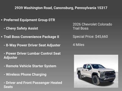 2026 Chevrolet Colorado Trail Boss