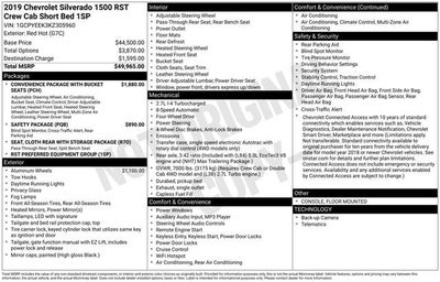 2019 Chevrolet Silverado 1500 RST