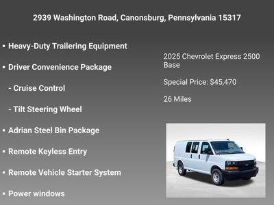 2025 Chevrolet Express Cargo 2500 WT