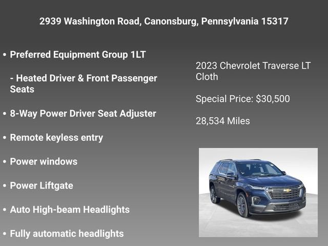 2023 Chevrolet Traverse LT Cloth