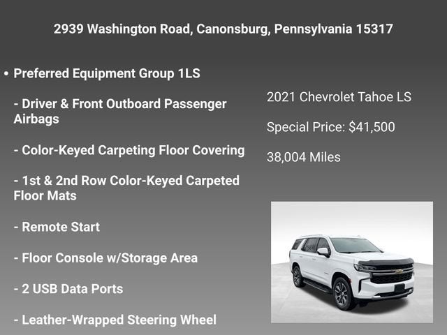 2021 Chevrolet Tahoe LS