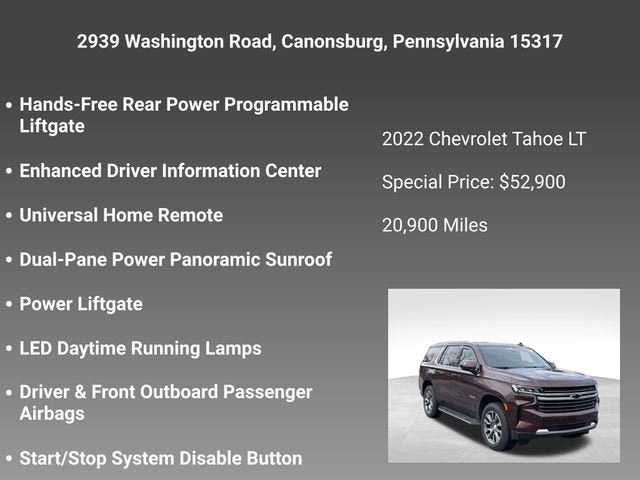 2022 Chevrolet Tahoe LT