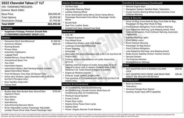 2022 Chevrolet Tahoe LT