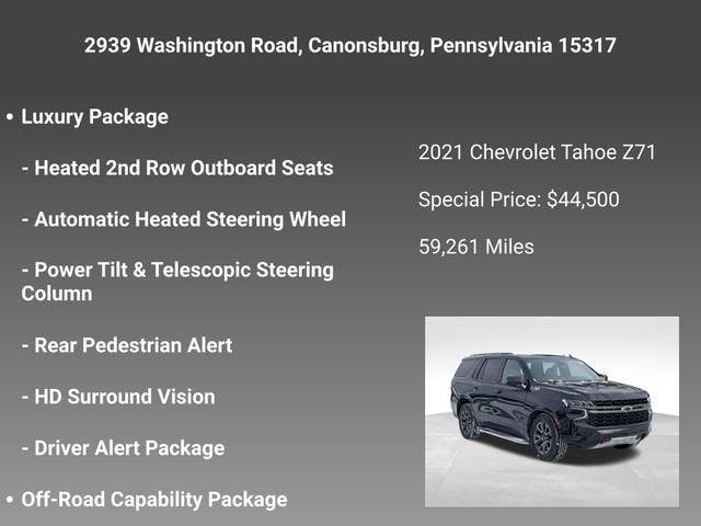 2021 Chevrolet Tahoe Z71