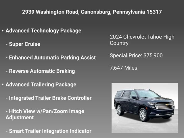 2024 Chevrolet Tahoe High Country