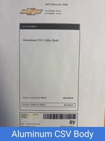 2024 Chevrolet Express Cutaway 3500 1WT