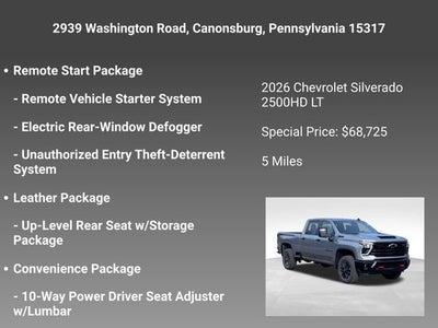 2026 Chevrolet Silverado 2500 HD LT