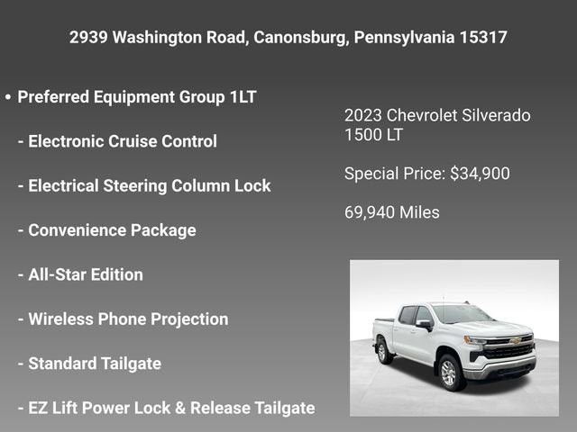 2023 Chevrolet Silverado 1500 LT