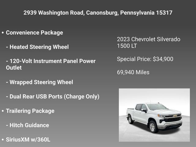 2023 Chevrolet Silverado 1500 LT