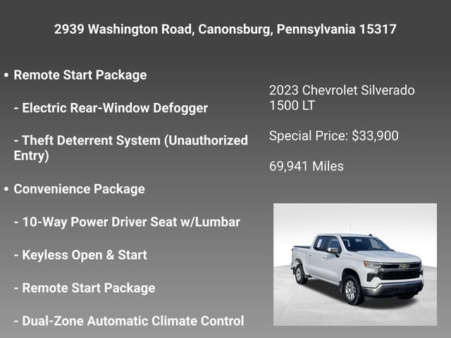 2023 Chevrolet Silverado 1500 LT