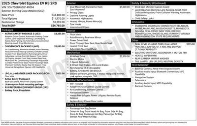 2025 Chevrolet Equinox EV RS