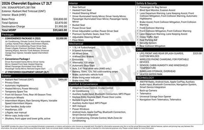 2026 Chevrolet Equinox LT