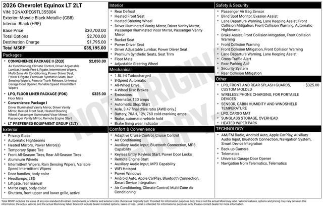2026 Chevrolet Equinox LT