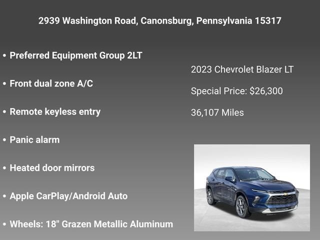 2023 Chevrolet Blazer 2LT