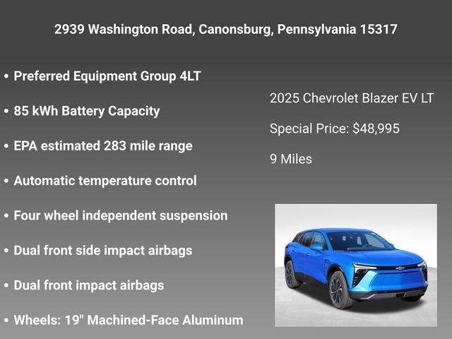 2025 Chevrolet Blazer EV LT