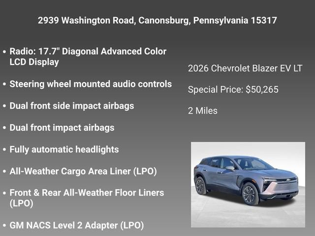 2026 Chevrolet Blazer EV LT