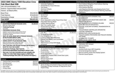 2022 GMC Sierra 1500 Elevation