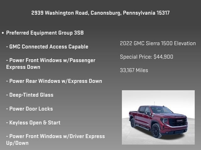 2022 GMC Sierra 1500 Elevation