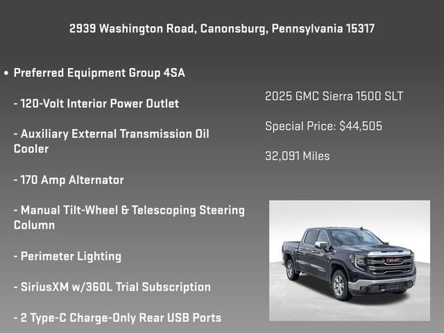 2025 GMC Sierra 1500 SLT