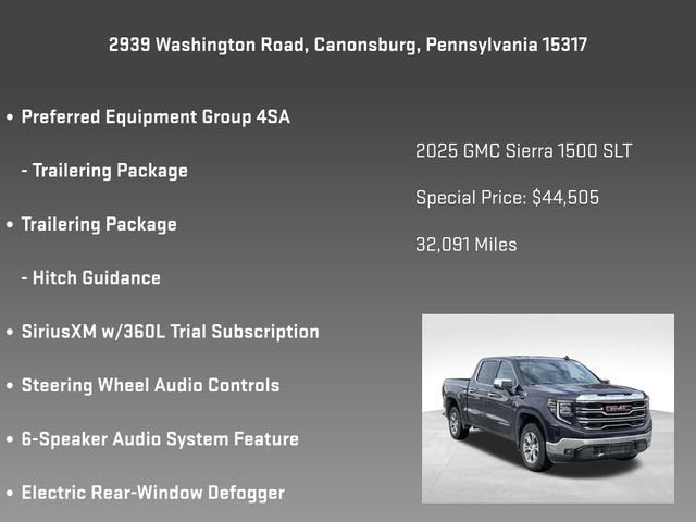 2025 GMC Sierra 1500 SLT