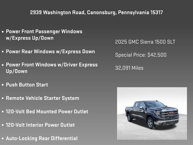 2025 GMC Sierra 1500 SLT