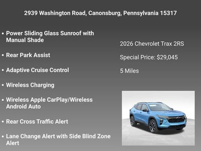 2026 Chevrolet Trax 2RS