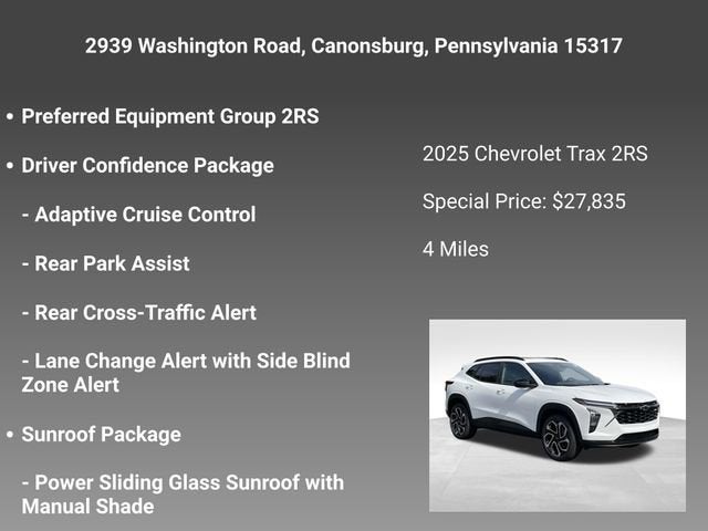 2025 Chevrolet Trax 2RS