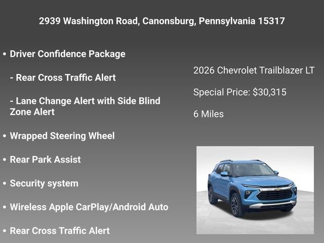 2026 Chevrolet Trailblazer LT