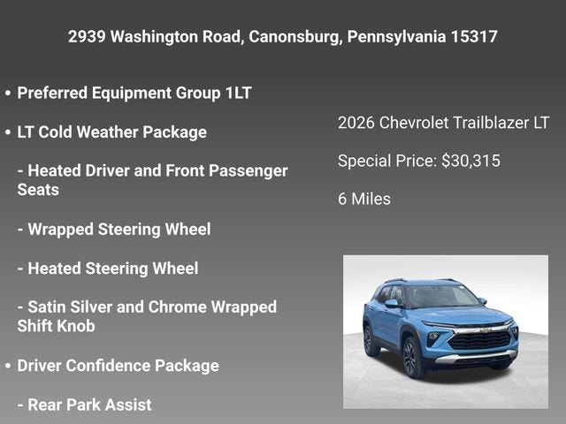 2026 Chevrolet Trailblazer LT