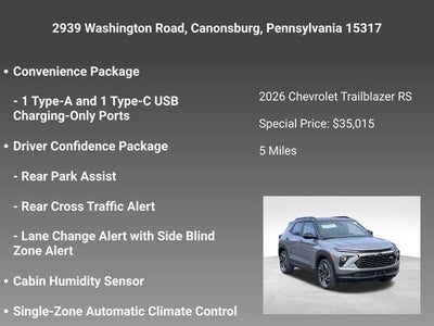 2026 Chevrolet Trailblazer RS