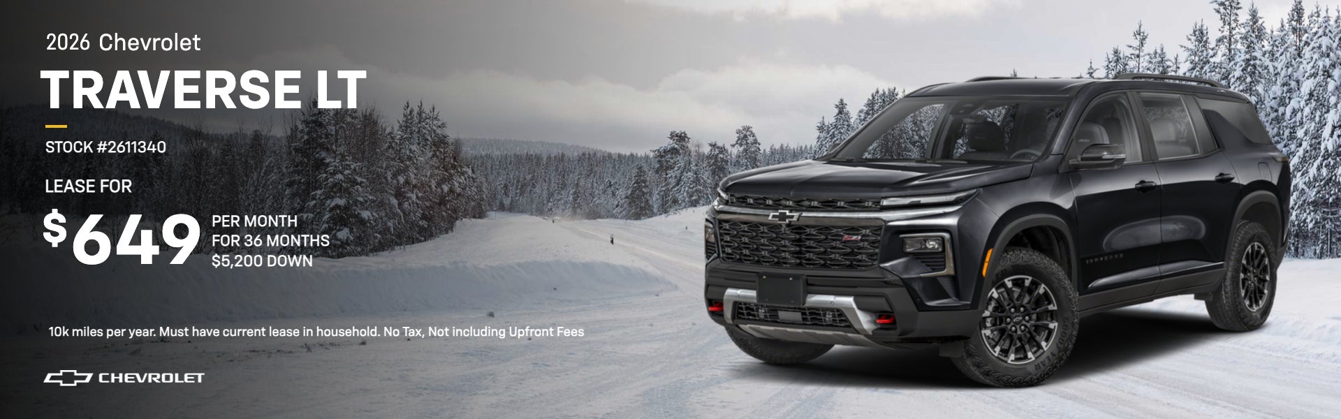 2026 CHEVROLET TRAVERSE LT