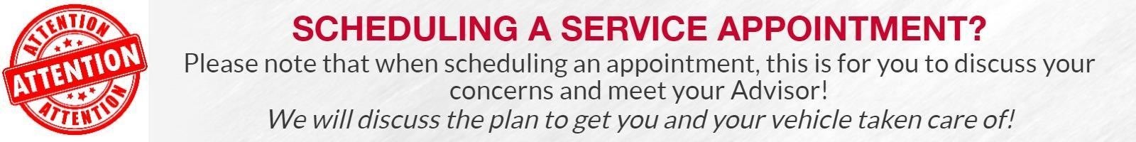 Scheduling Service Banner Image